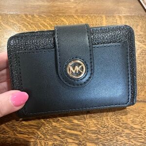EUC Michael Kors Small Tab Compact Pocket Wallet